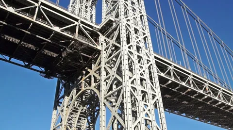 1051 George Washington Bridge Stock Footage 34367931