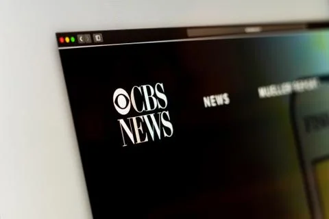 Washington, USA - March 29, 2019: CBS News website homepage. Close up of CBS News channel logo. Сan be used as an illustration for other news media or sites, as well as a link to the source of news xkwx activity, brand, browser, business, cbs, cbs news, channel, communication, company, computer, corporate, corporate identity, corporation, digital, display, economy, editorial, electronic, emblem, emblems, fake news, global, government, homepage, illustrative, industry, internet, logo, logos, media, multinational, network, online, page, people, politics, president, screen, service, site, symbol, technology, usa, visible, web, website, world, www