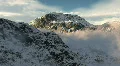 (1055X) Snow Mountain Glacier Peaks Wilderness Winter Adventure HD Footage