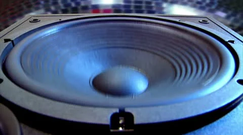 10627 disco speaker close Video stock 10591523