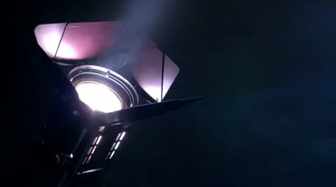 10639 background spotlight up smoke loop Stock Footage 10689421