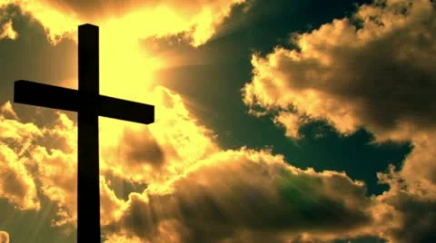 10696 cross clouds time lapse warm 스톡 동영상 11245758