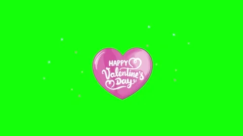 108 Animation Loop Valentine's Day I Love You February 14th 库存影片 301009220