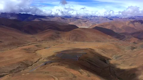 108 Bends of Mount Everest/Tibet 스톡 동영상 306745048
