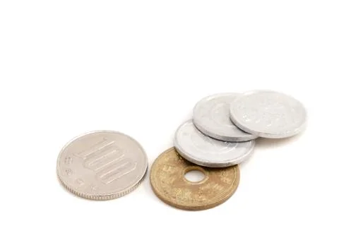 108 yen, 8 % tax rate on Japanese currency Stock Photos