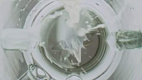 1080_120fsp_Raspberry milkshakeInside th... | Stock Video | Pond5