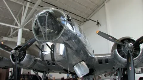 1080p B-17 Flying Fortress Stock Footage 12666853