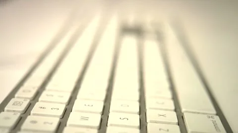 1080P Computer Keyboard Typing Video stock 8563090