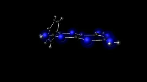 1080P Molecules Compounds and Drugs TRIAMTERENE with HCTZ Stock Footage 1011453