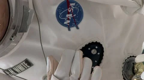1080p Space Suit 4 Video stock 12523530