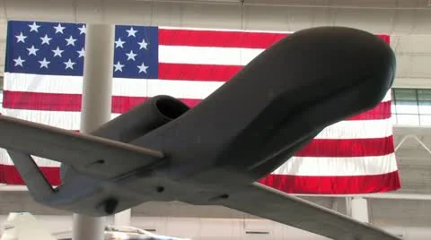 1080p Spy Plane Stock Footage 12670082