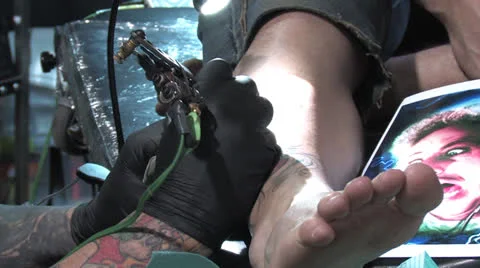 1080p Tattoo 4 Stock Footage 23039142