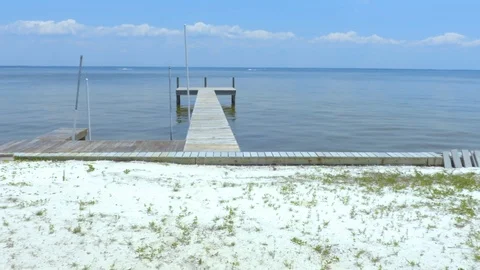 1080P Walking Out Onto Dock Video stock 109229478