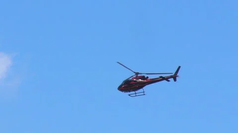 109 60p Hovering Helicopter Close View with audio V3 Stock Footage
