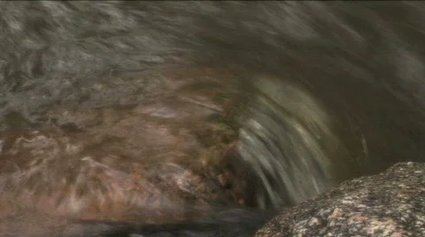 (1093) (1095) Spring Mountain Rushing Stream Stock-Footage 435374
