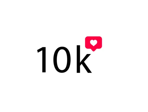 10K subscription achieved motion graphics template Stock Footage 323161879