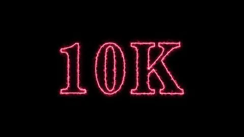 10k text animation suitable for social media presentation 스톡 일러스트