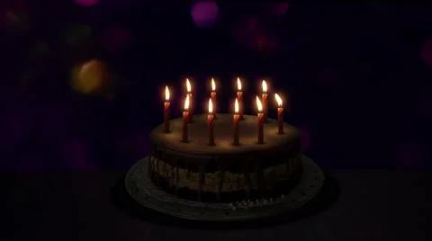 10th Anniversary cake Video stock 52912449