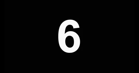 11. 4K Resolution. Countdown of 11 seconds, with black background Stock Footage 235912781
