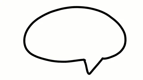 11. Chat Frame Animation Hand-Drawn Text Box for Message or Dialogue UI on W Stock Footage 306863890