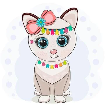 11-illustration-kitty Stock Illustration