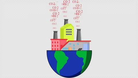 11. smoke co2 Stock Footage 307196757