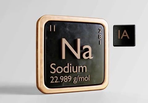11-Sodium Stock Illustration