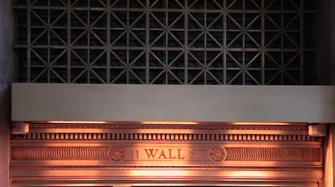 11 Wall St Stock Footage 56873898