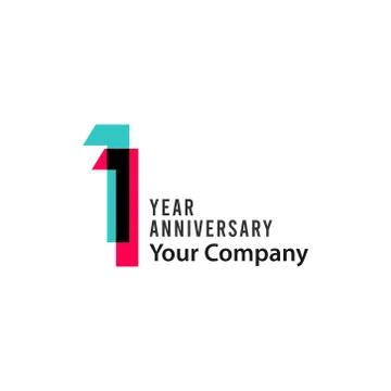 11 Year Anniversary Vector Template Design Illustration Stock Illustration