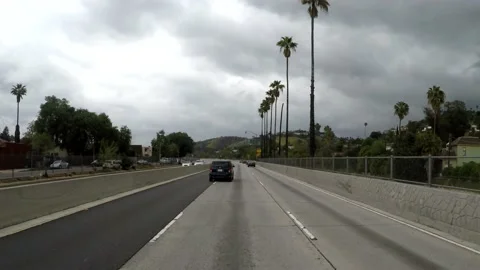 110 Freeway Driving_2 Stock Footage 145294768