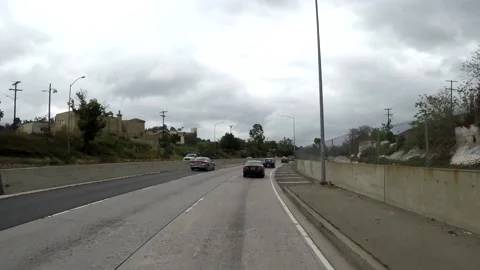 110 Freeway Driving_3 Stock Footage 145294809