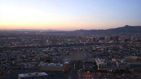 110115 el paso timelapse Stock Footage 1097306