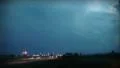 (1105) Time Lapse Summer Thunderstorm and Lightning with Traffic and City Lights HD Footage