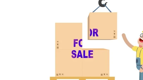 111 Animation Text Shipping Boxes For Sale Stock-Footage 138173913