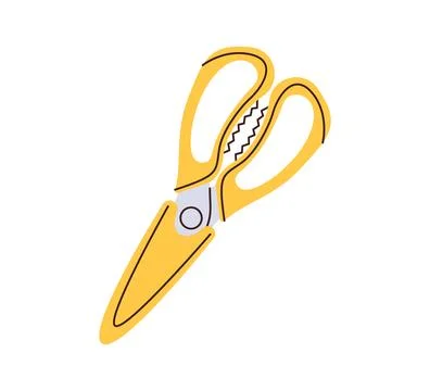 1112.ill.3.kitchen scissors Stock Illustration