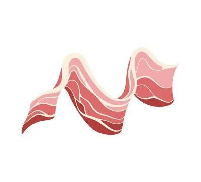 1113.ill.1.bacon flat Stock Illustration