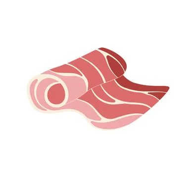 1115.ill.2.bacon flat Stock Illustration