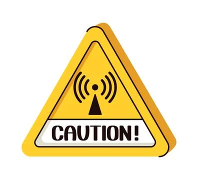 1115.ill.2.non ionizing symbol flat Stock Illustration