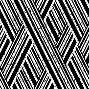 1122 Seamless pattern with oblique black lines イラスト素材