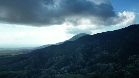 113. Landscape. The mountain range of Cyprus. Static frame Stock Footage 267884932