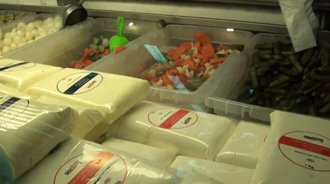 1133  Food on a store. Stock Footage 33973521