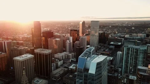 1144 Fifteenth drone denver Video stock 87918636