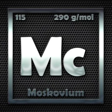 115.-Moskovium Иллюстрация