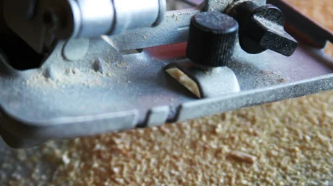 1152 Circular Saw Close up Stock Footage 36954728