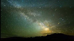 timelapse of Milkyway Galaxy over San Juan Mountains, Ridgway Colorado
