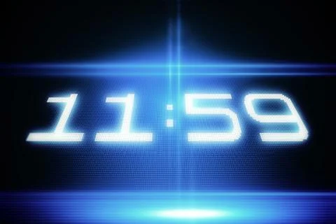 1159 on blue and black tech background Illustrazione stock