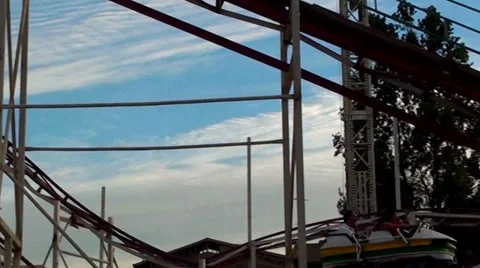 1161 Amusement park Stock Footage 34343581