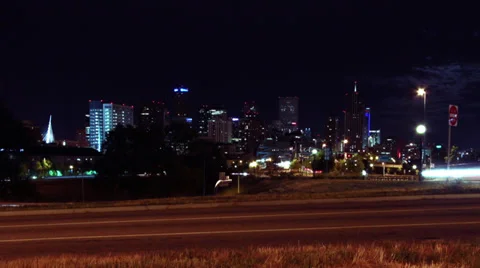 117 Denver Skyline Stock Footage 32286678
