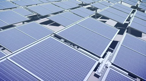 117 Solar panel array Stock Footage 605493