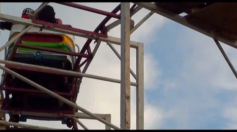 1174 Amusement park Stock Footage 34358718